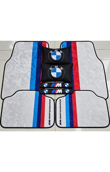 Bmw & ///m Dört Parca Paspas Ve Yastik Kemer Dekor Bmw & ///m Dört Parca Paspas Ve Yastik Kemer Dekor