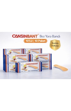Cansinbant Bez Yarabandı 10 Lu 10 Paket 1,9 X 7,2 Cm Fabric First Aid Plaster Cansinbant Bez Yarabandı 10 Lu 10 Paket 1,9 X 7,2 Cm Fabric First Aid Plaster