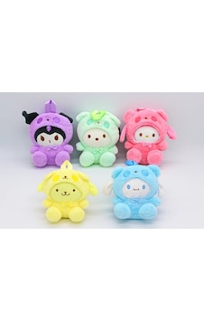 Peluş Kawaii Kuromi My Melody Ve Cinnamoroll Sırt Çantası Peluş Kawaii Kuromi My Melody Ve Cinnamoroll Sırt Çantası