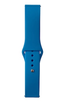 Galaxy   Uyumlu  Watch 42mm Band Serisi 20mm Klasik Kordon Silikon Strap Kayış-mavi