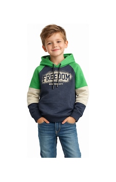 Monox Erkek Çocuk Feedom Baskılı 3 İplik Şardonlu Kapşonlu Sweatshirt Yeşil Monox Erkek Çocuk Feedom Baskılı 3 İplik Şardonlu Kapşonlu Sweatshirt Yeşil