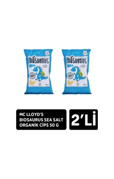 3 Adet Mclloyd's Biosaurus Sea Salt Organik Cips 2 X 50 G 3 Adet Mclloyd's Biosaurus Sea Salt Organik Cips 2 X 50 G