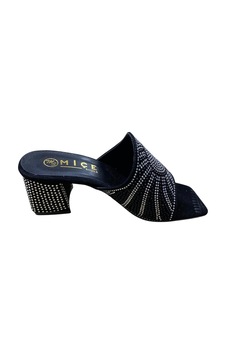 Miçe Shoes Kadın Kalın Topuklu Taşlı Terlik Siyah Taşlı - 873533717 Siyah Taşlı Miçe Shoes Kadın Kalın Topuklu Taşlı Terlik Siyah Taşlı - 873533717 Siyah Taşlı