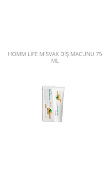 Homm Life Misvak Diş Macunu Çürük Önleyici Homm Life Misvak Diş Macunu Çürük Önleyici