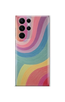 Samsung Galaxy S25 Ultra Uyumlu Baskılı Şeffaf Telefon Kılıfı Koleksiyon: Colorwave Flux 3 Samsung Galaxy S25 Ultra Uyumlu Baskılı Şeffaf Telefon Kılıfı Koleksiyon: Colorwave Flux 3