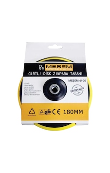 6adet Meşem Cırtlı Disk Zımpara Tabanı 180mm