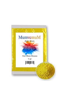 Sarı Toz Mum Boyası- Sarı