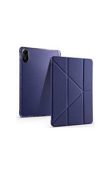 Aksesuarcim Xiaomi Pad 2 İle Uyumlu Kılıf Silikon Yumuşak Kalem Bölmeli Esnek 4 Farklı Stand Olabilen Tablet Kılıfı Lacivert Sku: Zeusb0frn6q3z6 Arka Kapak