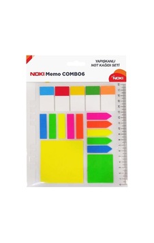 12706 Memo Combo6 Yapışkanlı Not Kağıdı Seti 7282835120713 12706 Memo Combo6 Yapışkanlı Not Kağıdı Seti 7282835120713