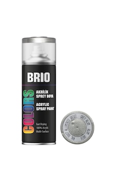 Brio Sprey Boya Akrilik Alüminyum Gri B9007 400 ML