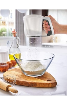 Plastlife Plastik Pratik Un Eleme Aparatı Un Eleği Beyaz
