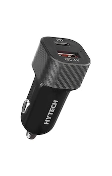 Hytech Hy-x49 43w Pd 25w + Usb Qc3.0 Siyah Araç Şarj Cihazı Hytech Hy-x49 43w Pd 25w + Usb Qc3.0 Siyah Araç Şarj Cihazı