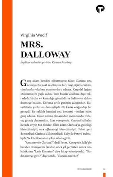 Mrs. Dalloway - Virginia Woolf - Turkuvaz Kitap Mrs. Dalloway - Virginia Woolf - Turkuvaz Kitap