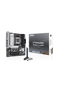 Asus Prıme B840m-a Wıfı Ddr5 7600mt/s 1xhdmı 2xdp 3xm.2 Am5 Amd Am5 9000/8000/7000 Serileri İle Uyu