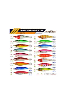 Portfish Crazy Kalamar Zokası 7 Cm - 01 Portfish Crazy Kalamar Zokası 7 Cm - 01