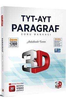 3d Yayınları Tyt Ayt Paragraf Soru Bankası 3d Yayınları Tyt Ayt Paragraf Soru Bankası
