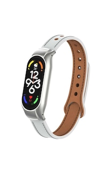 Xiaomi Mi Band 7 Uyumlu Kordon Kayış Deri Krd-68