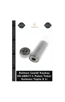 Rulman Çeşidi Kaykay Kr-abec7-1 Paten Teker Rulmanı Tüpte 8 Li Diğer