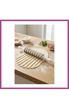 Gees Global 9 Bıçaklı Paslanmaz Çelik Mantı Merdanesi & Pratik Hamur Kesme Aparatı 43 Cm Gbzs Gees Global 9 Bıçaklı Paslanmaz Çelik Mantı Merdanesi & Pratik Hamur Kesme Aparatı 43 Cm Gbzs