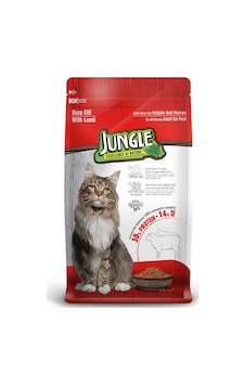 Jungle Kuzu Etli Yetişkin Kedi Maması 8 x 500 G Jungle Kuzu Etli Yetişkin Kedi Maması 8 x 500 G
