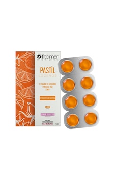 C Vitamini Kuşburnu Portakal Yağı Ve Çinko İçeren 16 Lı Pastil