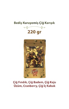 Bediş Naturel Kase Çiğ Special Karışık 220 Gr 220 G Bediş Naturel Kase Çiğ Special Karışık 220 Gr 220 G
