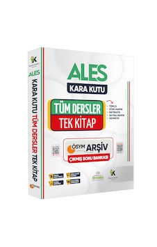Ales Tüm Dersler Tek Kitap Kara Kutu Ösym Soru Çıkmış Sorular Ales Tüm Dersler Tek Kitap Kara Kutu Ösym Soru Çıkmış Sorular