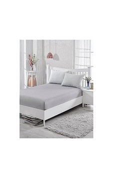 Açık Gri Çift Kişilik Penye Lastikli Çarşaf, 160x200 Boyutunda Açık Gri - Antrasit Açık Gri Çift Kişilik Penye Lastikli Çarşaf, 160x200 Boyutunda Açık Gri - Antrasit