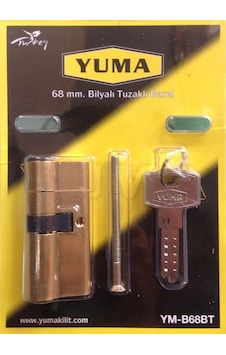 Yuma Tuzaklı Kilit 68 Mm Bilyalı Barel 3 Anahtarlı