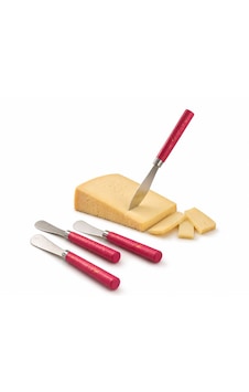 5 Parça Uzun Kahvaltı Bıçak - Kırmızı Mermer Desen Saplı 16.5 Cm 5691 - 5 Parça Uzun Kahvaltı Bıçak - Kırmızı Mermer Desen Saplı 16.5 Cm 5691 -