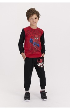 Spiderman Lisanslı Kırmızı Erkek Çocuk Eşofman Takımı Spiderman Lisanslı Kırmızı Erkek Çocuk Eşofman Takımı