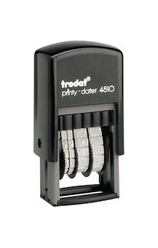 Trodat Tarih Kaşesi 78642 Otomatik İngilizce Mavi 3.8 MM 4810 Trodat Tarih Kaşesi 78642 Otomatik İngilizce Mavi 3.8 MM 4810