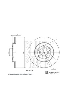 Blue Print Adbp430244 Fren Diski Byd Atto 3 By 13781674 Blue Print Adbp430244 Fren Diski Byd Atto 3 By 13781674