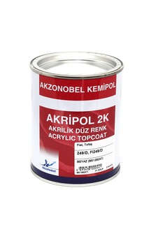 Akzonobel Akripol 2k Düz Renk-beyaz-249/d - Fı249/- 1 Lt. Akzonobel Akripol 2k Düz Renk-beyaz-249/d - Fı249/- 1 Lt.