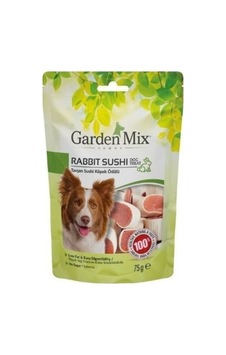 Garden Mix Tavşan Sushi Düşük Yağlı Şekersiz Köpek Ödül Maması. 75gr