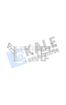 Kale Kalorifer Radyatörü Volkswagen Passat, Audi A4, Skoda Superb 97-00 - Kal 347370 Kale Kalorifer Radyatörü Volkswagen Passat, Audi A4, Skoda Superb 97-00 - Kal 347370