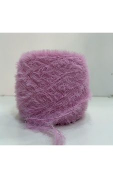 200gr Tavşan Tüyü El Örgü Ipi - Pembe