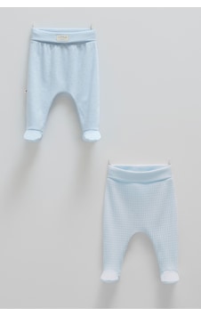 Caramell Soft Colour Patikli İkili Pantolon Mavi Caramell Soft Colour Patikli İkili Pantolon Mavi
