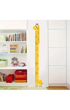 Büro Ev Ofis Hediyesi İçin Zürafa Boy Sarı Ölçü Sticker Diğer