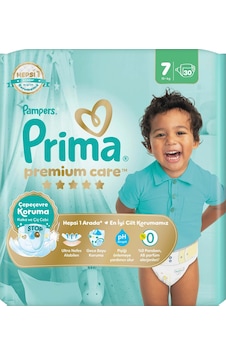 Prima Premium Care Eko 7 Beden 15+ Kg 30'lu 4'lü Paket