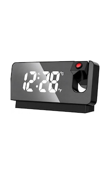 Projeksiyonlu Dijital Alarm Saat Led Ekranlı Termometreli Çift Alarmlı Siyah Diğer Projeksiyonlu Dijital Alarm Saat Led Ekranlı Termometreli Çift Alarmlı Siyah Diğer