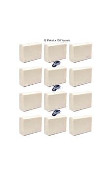 Çelikpençe Z Katlama Dispenser Havlu 12 x 150'li Çelikpençe Z Katlama Dispenser Havlu 12 x 150'li