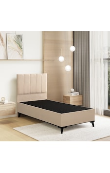 Easy Tek Kişilik Baza Başlık Set 2'li Krem Sandıksız Konuma Özel Teslimat 90x190 Easy Tek Kişilik Baza Başlık Set 2'li Krem Sandıksız Konuma Özel Teslimat 90x190