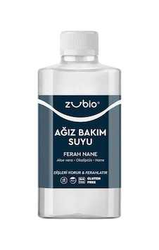 Zubio Ağız Bakım Suyu Ferah Nane 250 Ml