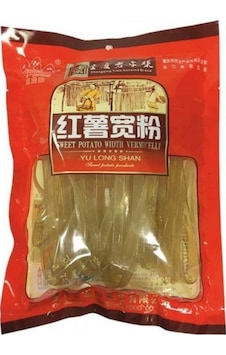 Yu Long Shan TatlI Patates Geniş Eriştesi ( Sweet Potato Width Ve