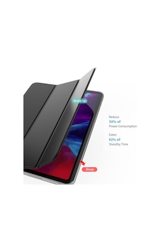 Apple iPad Uyumlu Pro 11 1/2/3/4. İle Uyumlu Kılıf Pu Deri Standlı Case 2018-2022 Sku: Zeusb0dxktgczn Arka Kapak