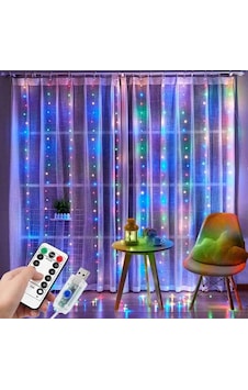 Tel Perde Led 3 X 3 M 300 Led Rgb Diğer