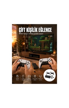Hdmı Girişli Retro Oyun Çubuğu 2 Kişilik Kablosuz Yeni Nesil - Hs08376372-7597 Renkli Hdmı Girişli Retro Oyun Çubuğu 2 Kişilik Kablosuz Yeni Nesil - Hs08376372-7597 Renkli