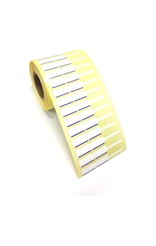 Kuyumcu ve Gözlük Etiketi Beyaz-Mavi Çizgili 10 MM X 76 MM İthal Kuyumcu ve Gözlük Etiketi Beyaz-Mavi Çizgili 10 MM X 76 MM İthal
