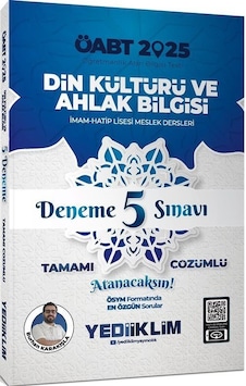 2025 Öabt Din Kültürü Ve Ahlak Bilgisi Tamamı Çözümlü Deneme 5...